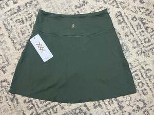 NWT Rhone CourseToCourt Sport Skort in Olive Shadow-S